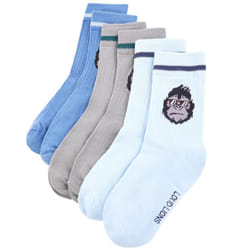 Kids' Socks Children Cotton Socks Toddler School Socks 5 Pairs Gorilla Print - 26-29