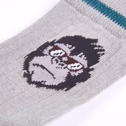 Kids' Socks Children Cotton Socks Toddler School Socks 5 Pairs Gorilla Print - 30-34