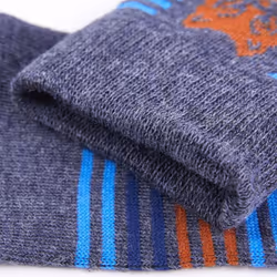 Kids' Socks Children Cotton Socks Toddler School Socks 5 Pairs Lion Print - 26-29