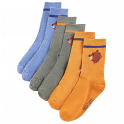 Kids' Socks Children Cotton Socks Toddler School Socks 5 Pairs Bear Print - 23-26