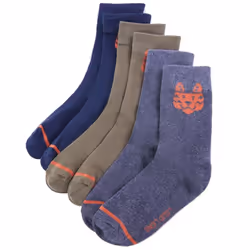 Kids' Socks Children Cotton Socks Toddler School Socks 5 Pairs Tiger Print - 30-34