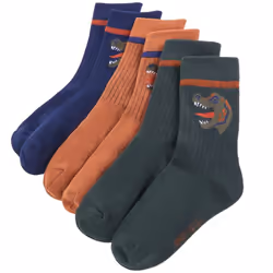 Kids' Socks Children Cotton Socks Toddler Kids School Socks 5 Pairs Dog Print - 23-26