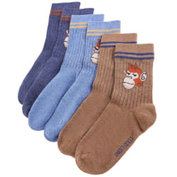 Kids' Socks Children Cotton Socks Toddler School Socks 5 Pairs Monkey Print - 23-26