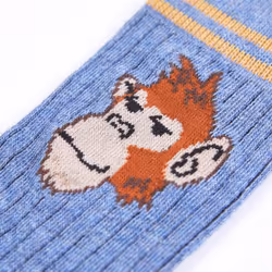 Kids' Socks Children Cotton Socks Toddler School Socks 5 Pairs Monkey Print - 26-29