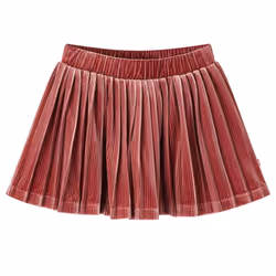 Kids' Pleated Skirt Children's Skater Skirt Girls' Short Skirt Medium Pink - 104