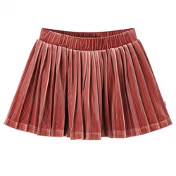Kids' Pleated Skirt Children's Skater Skirt Girls' Short Skirt Medium Pink - 128