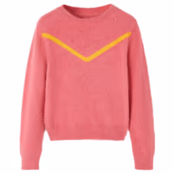 Kids' Sweater Children Toddler Kids' Tops Pullover Sweatshirt Knitwear Knitted - pink, 104