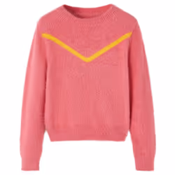 Kids' Sweater Children Toddler Kids' Tops Pullover Sweatshirt Knitwear Knitted - pink, 128