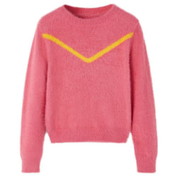 Kids' Sweater Children Toddler Kids' Tops Pullover Sweatshirt Knitwear Knitted - pink, 128
