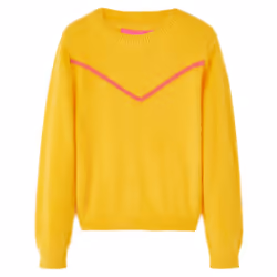 Kids' Sweater Children Toddler Kids' Tops Pullover Sweatshirt Knitwear Knitted - ochre, 104