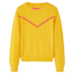 Kids' Sweater Children Toddler Kids' Tops Pullover Sweatshirt Knitwear Knitted - ochre, 128