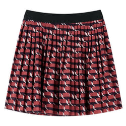 Kids' Pleated Skirt with Glitter School Girls' Shrot Skirt Skater Skirt Navy - 116