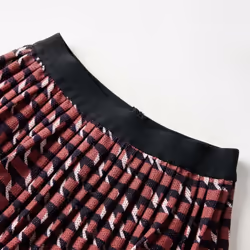 Kids' Pleated Skirt with Glitter School Girls' Shrot Skirt Skater Skirt Navy - 116