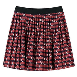 Kids' Pleated Skirt with Glitter School Girls' Shrot Skirt Skater Skirt Navy - 128