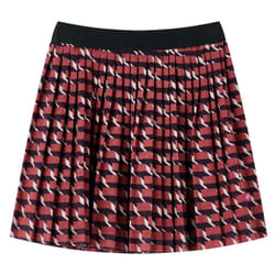 Kids' Pleated Skirt with Glitter School Girls' Shrot Skirt Skater Skirt Navy - 140