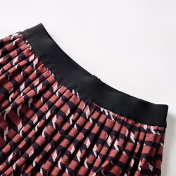 Kids' Pleated Skirt with Glitter School Girls' Shrot Skirt Skater Skirt Navy - 140