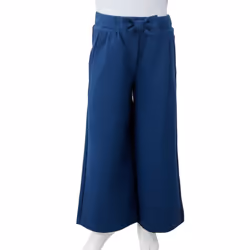 Kids' Pants Toddler Trousers with Pockets Clothes Pants with Wide Legs Navy - 104 - Additional view 6