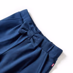 Kids' Pants Trousers Children's Pants with Pockets with Wide Legs Navy 116