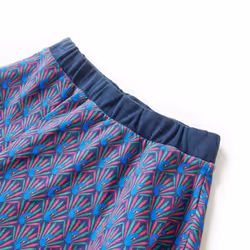 Kids' Skirt Children's Skater Skirt Children Short Skirt Peacock Print Navy - 104