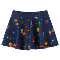 Kids' Skirt Children's Skater Skirt Children Short Skirt Animals Print Navy - 92