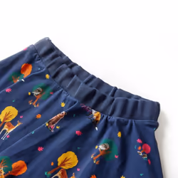 Kids' Skirt Children's Skater Skirt Children Short Skirt Animals Print Navy - 116
