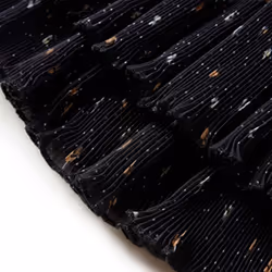 Kids' Skirt Girl's Skater Skirt Toddler Short Skirt Tiered Ruffle Design Black - 116