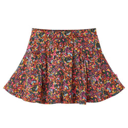 Kids' Skirt Girl's Skater Skirt Children Short Skirt Flowers Print Multicolour - 116