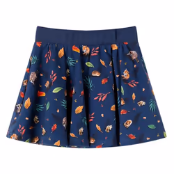 Kids' Skirt Children's Skater Skirt Children Short Skirt Animals Print Navy - 92