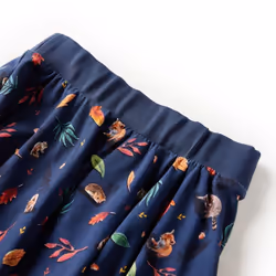 Kids' Skirt Children's Skater Skirt Children Short Skirt Animals Print Navy - 92