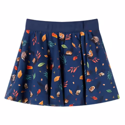 Kids' Skirt Children's Skater Skirt Children Short Skirt Animals Print Navy - 104