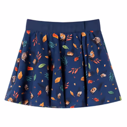 Kids' Skirt Children's Skater Skirt Children Short Skirt Animals Print Navy - 140