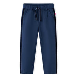 Kids' Pants with Black Trims Toddler Trousers Children's Pants Clothes Navy - 116