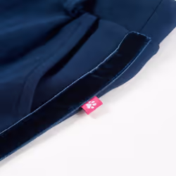 Kids' Pants with Black Trims Toddler Trousers Children's Pants Clothes Navy - 140