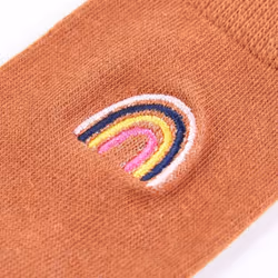 Kids' Socks Children Cotton Socks Toddler School Socks 5 Pairs Rainbow Design - 30-34