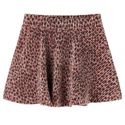 Kids' Skirt Girls' Skater Skirt Children Short Skirt Leopard Print Old Pink - 116