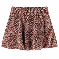 Kids' Skirt Girls' Skater Skirt Children Short Skirt Leopard Print Old Pink - 140