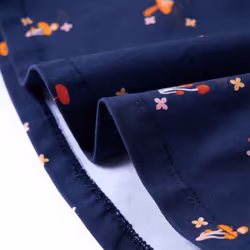 Kids' Dress Long Sleeves Children Kids Girl's Dress Mushrooms Print Navy Blue - 104