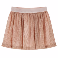 Kids' Skirt Girls' Skater Skirt Children Short Skirt with Glitters Soft Pink - 140