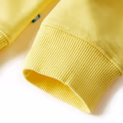 Kids' Sweatshirt Children's Kids Clothes Toddler Tops Pullover Light Yellow - 140