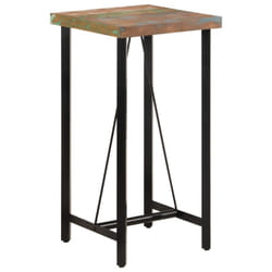 vidaXL Solid Reclaimed Wood Bar Table Kitchen Dining Furniture Multi Sizes - 55 x 55 x 107 cm
