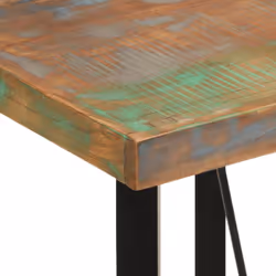 vidaXL Solid Reclaimed Wood Bar Table Kitchen Dining Furniture Multi Sizes - 55 x 55 x 107 cm - Additional view 4