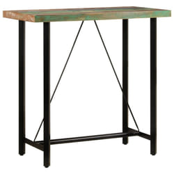 vidaXL Solid Reclaimed Wood Bar Table Kitchen Dining Furniture Multi Sizes - 110 x 55 x 107 cm
