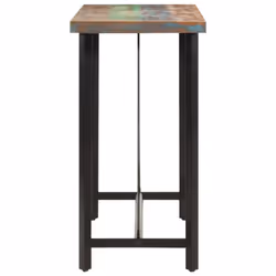 vidaXL Solid Reclaimed Wood Bar Table Kitchen Dining Furniture Multi Sizes - 110 x 55 x 107 cm