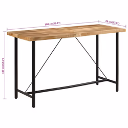 VidaXL 356383 kitchen/dining table - Additional view 7