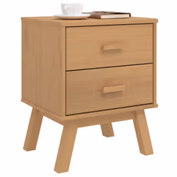 VidaXL 358582 nightstand/bedside table Brown - Additional view 4