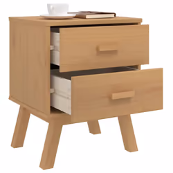 VidaXL 358582 nightstand/bedside table Brown - Additional view 5