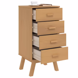 VidaXL 358585 nightstand/bedside table Brown - Additional view 5