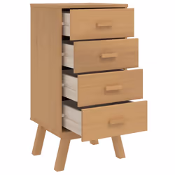 VidaXL 358585 nightstand/bedside table Brown - Additional view 6