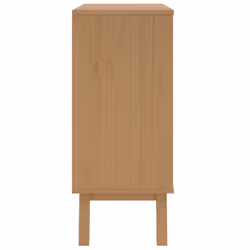 vidaXL Drawer Cabinet Office File Cabinet White and Brown Solid Wood Pine - Additional view 7