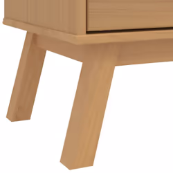 vidaXL Drawer Cabinet Office Drawer Chest File Cabinet Brown Solid Wood Pine - Additional view 10